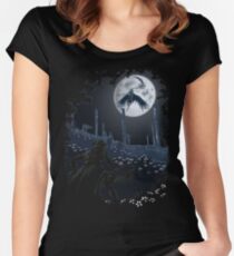 Heute Abend gesellt sich Gehrman zur Jagd. Tailliertes Rundhals-Shirt
