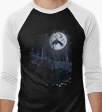 Heute Abend gesellt sich Gehrman zur Jagd. Baseballshirt mit 3/4-Arm