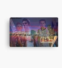 Stiles Batman Canvas Print