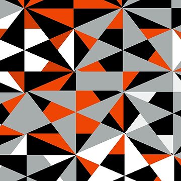 Funky Modern Orange Black White Grey Geometric Abstract Angle Shapes  Pattern Throw Pillow for Sale by Artification