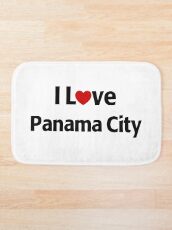 I Love Panama City Badematte