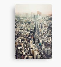 From Shibuya to Roppongi Metal Print