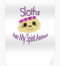 Sloth Design Poster