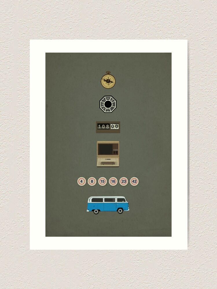 Alternate view of lost Art Print