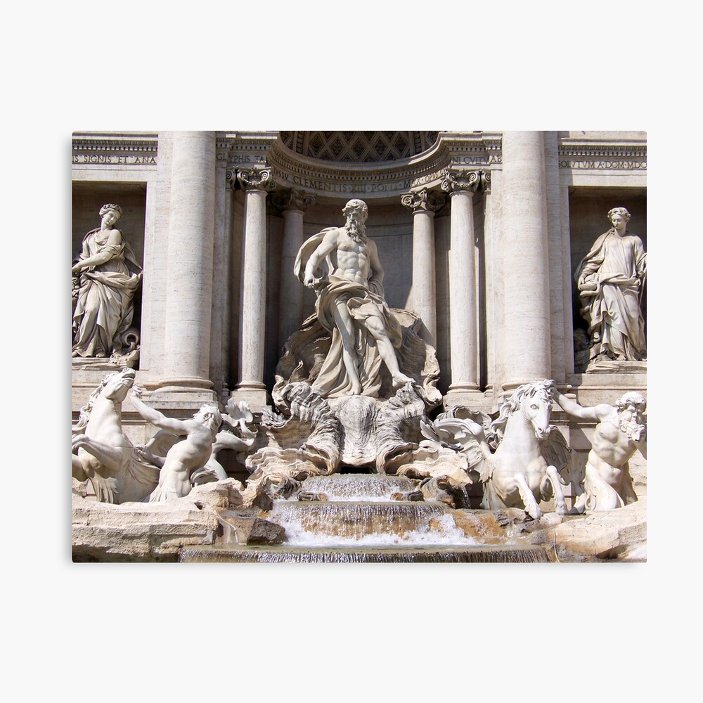 fontana di trevi, Rome Canvas Print