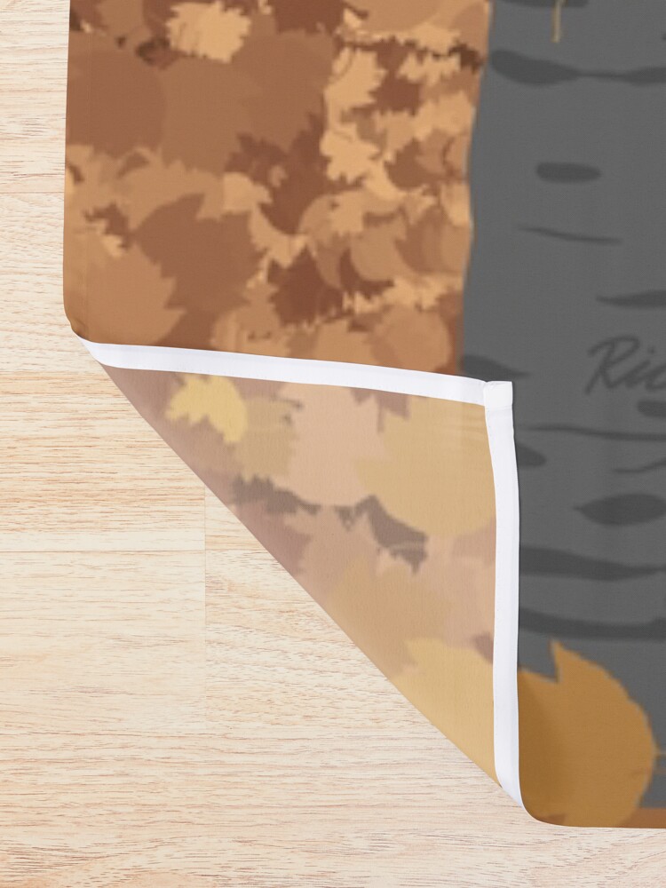 Alternate view of Autumn Hound Shower Curtain