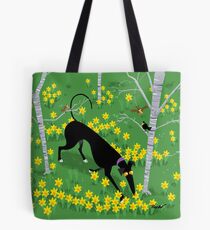 Daffodil Hound Tote Bag