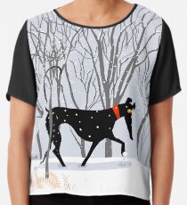 Winter Hound Chiffon Top