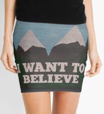 X-Files Twin Peaks mashup Mini Skirt