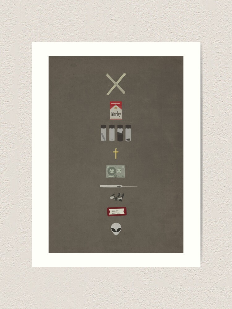 Alternate view of x-files Art Print
