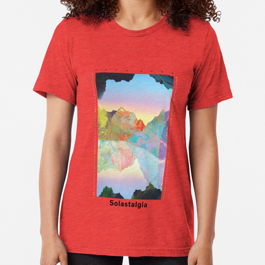 Solastalgia by Kate Shaw (Black Text) Tri-blend T-Shirt