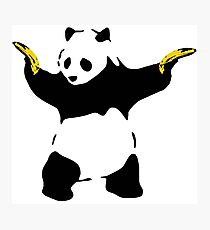 Bad Panda Stencil Photographic Print
