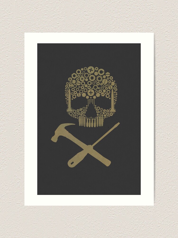 Alternate view of Skull v.2 Art Print