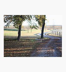 FOLLOW THE WINDING ROAD Photographic Print