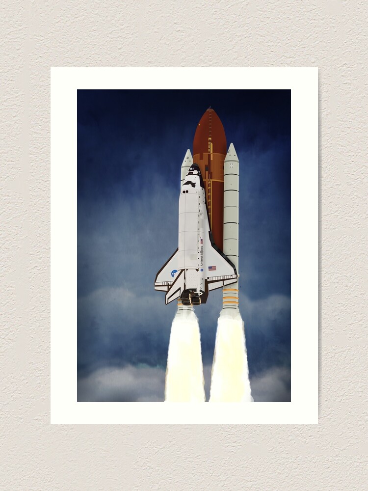 Alternate view of Space Shuttle 1981-2011 Art Print