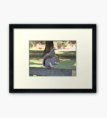 Saying Grace before lunch Framed Print