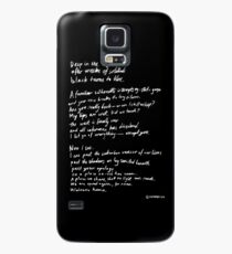 Black turns to blue Case/Skin for Samsung Galaxy