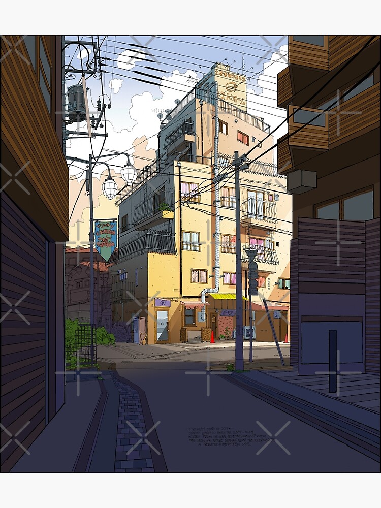 Morning Apartments Tokyo by bcedraws