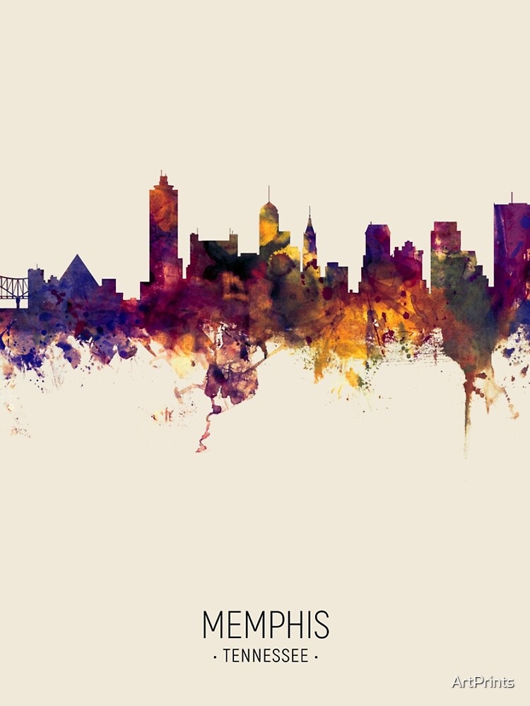 Memphis Tennessee Skyline by ArtPrints