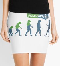 Stop Following Me Mini Skirt