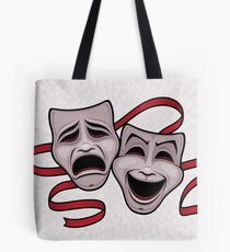 Comedy And Tragedy Theater Masks Tote Bag