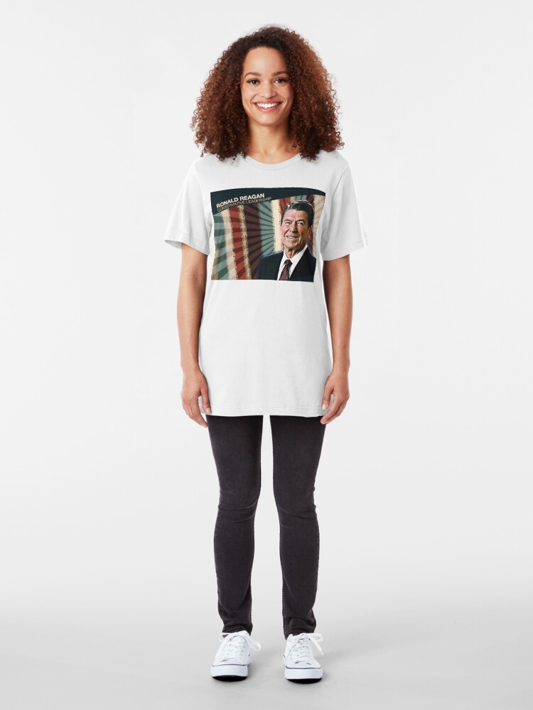 Alternate view of Ronald Reagan Slim Fit T-Shirt