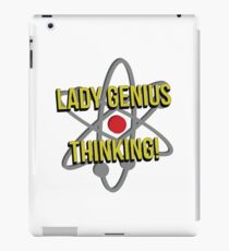 Lady Genius Thinking iPad Case/Skin