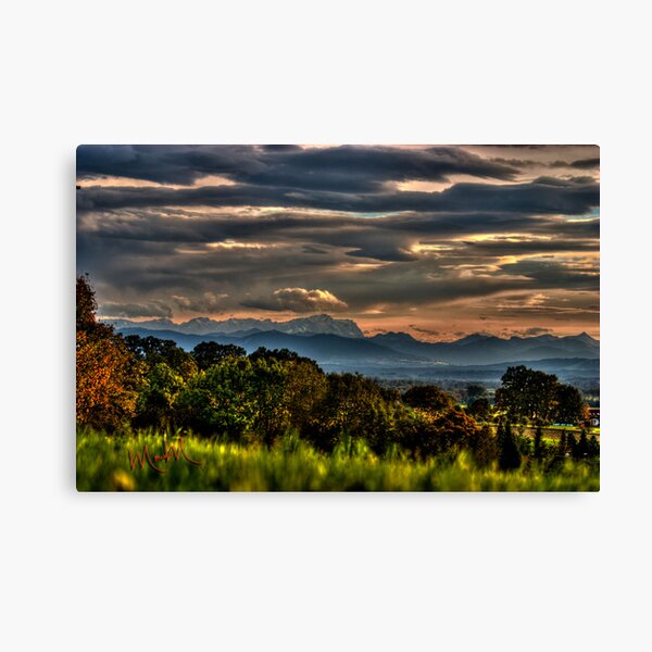Valley of the Alps Canvas Print