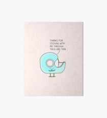 Let's stick together... Art Board Print