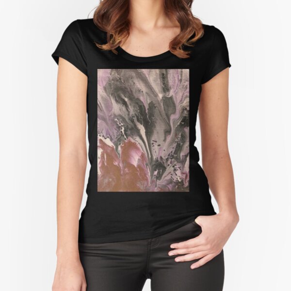 Lavender Fields Fitted Scoop T-Shirt