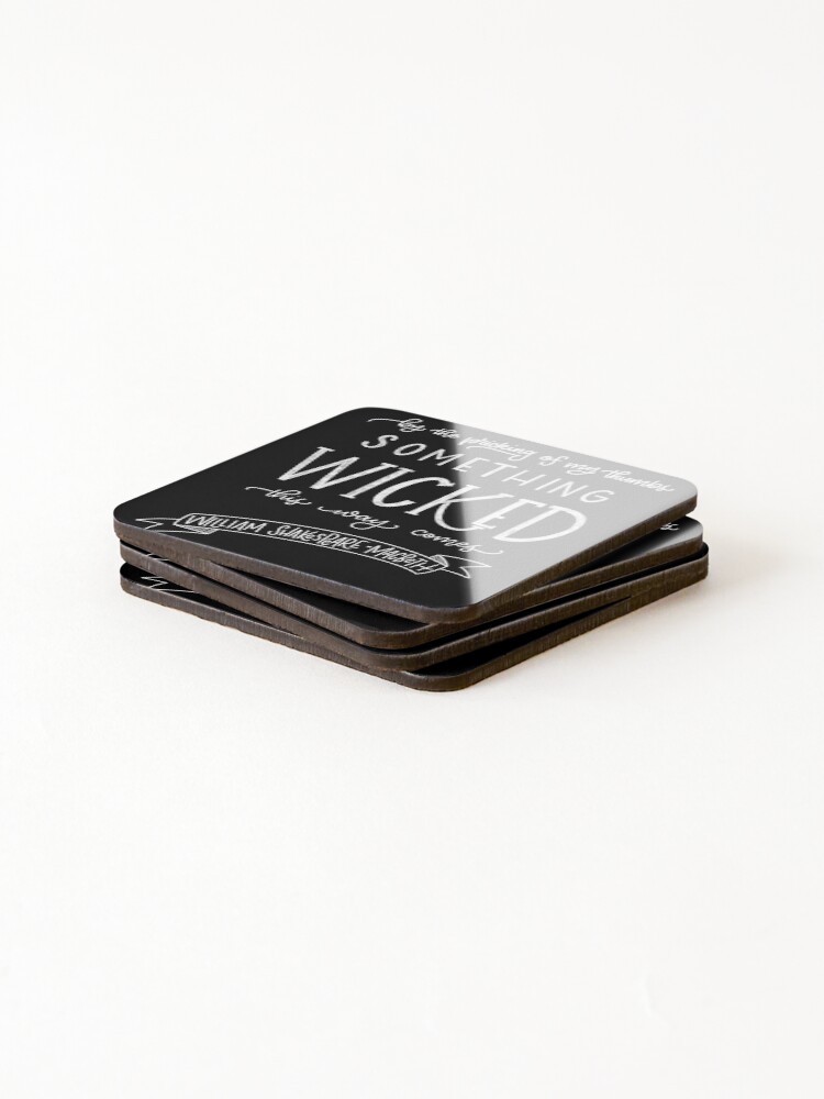 Alternate view of Something Wicked This Way Comes Coasters (Set of 4)