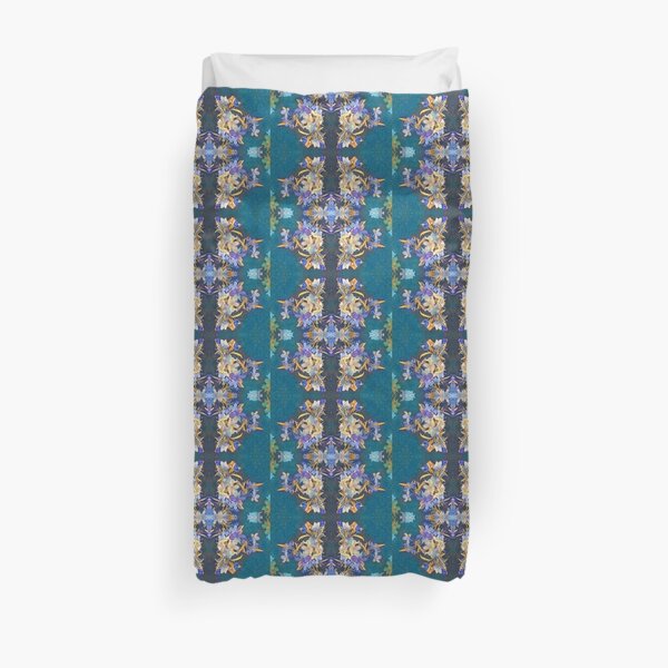 Midnight Blossoms Duvet Cover