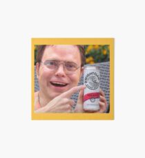 Dwight Claw Square Art Board Print