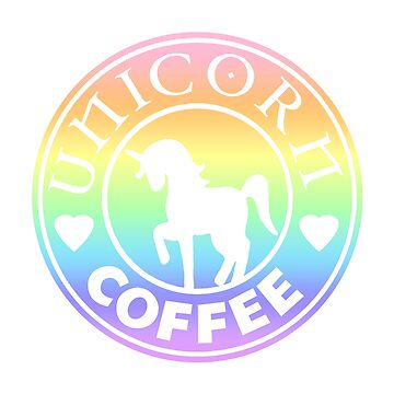 Artwork thumbnail, Rainbow Unicorn Coffee by CanisPicta