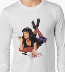 Camiseta de manga larga Uma Thurman Pulp Fiction Trasparent Png