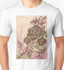 Henna Rose Swirl Unisex T-Shirt