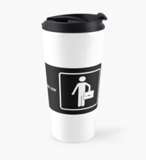 Fool me once, strike one. Fool me twice, strike three. Travel Mug