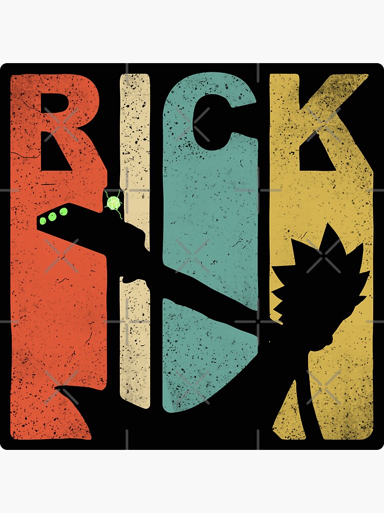 Vintage Rick Sanchez 90s and 80s Style by cartoonice