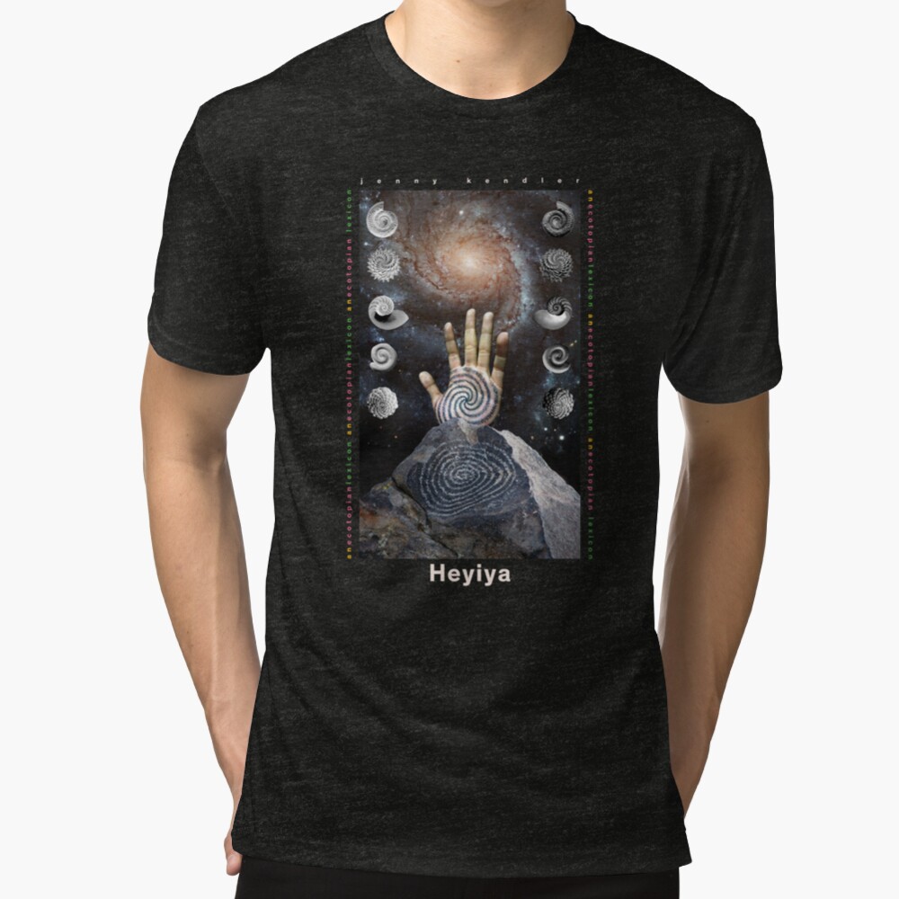 Heyiya by Jenny Kendler (Light Font) Tri-blend T-Shirt