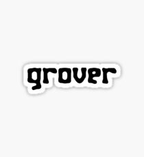Straight up grover geek funny nerd Sticker
