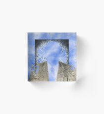 Through the Clear Window Acrylic Block