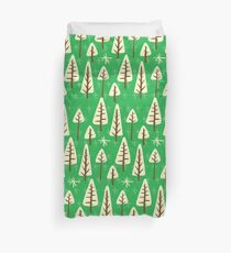 Green forest Duvet Cover