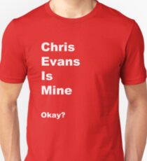 Chris Evans is Mine Unisex T-Shirt