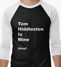 Camiseta ¾ bicolor para hombre Tom Hiddleston es mío