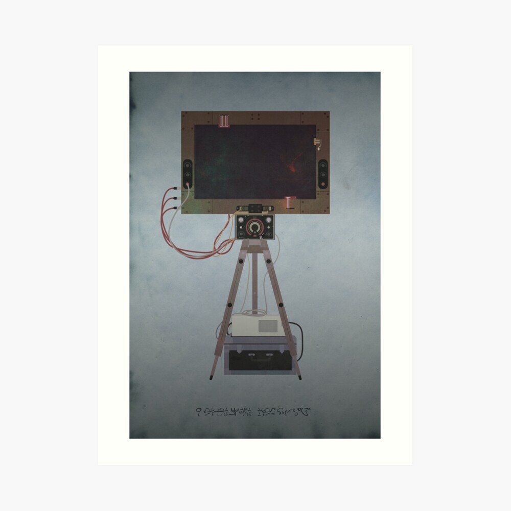 Walter's World Window (fringe) Art Print