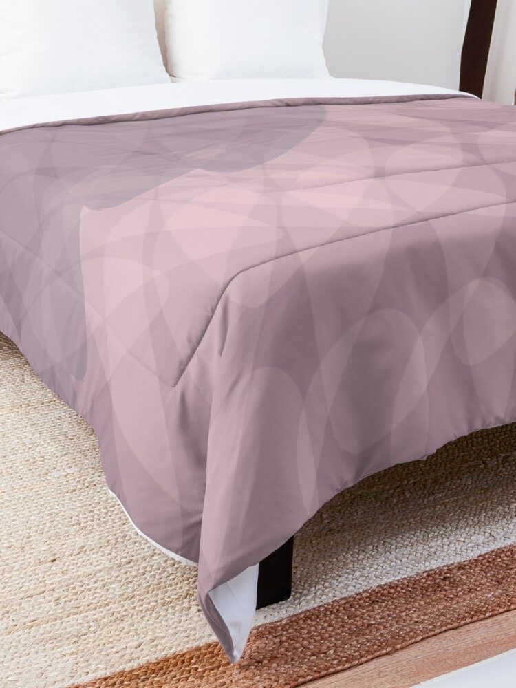 Alternate view of Blush Purple and Blue III Comforter