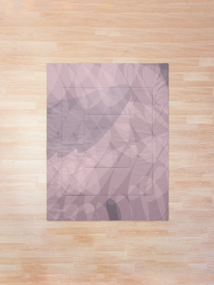Alternate view of Blush Purple and Blue III Comforter