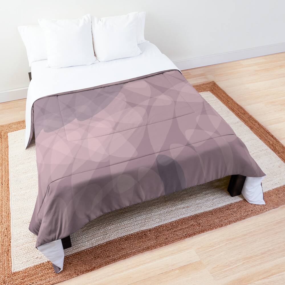 Blush Purple and Blue III Comforter