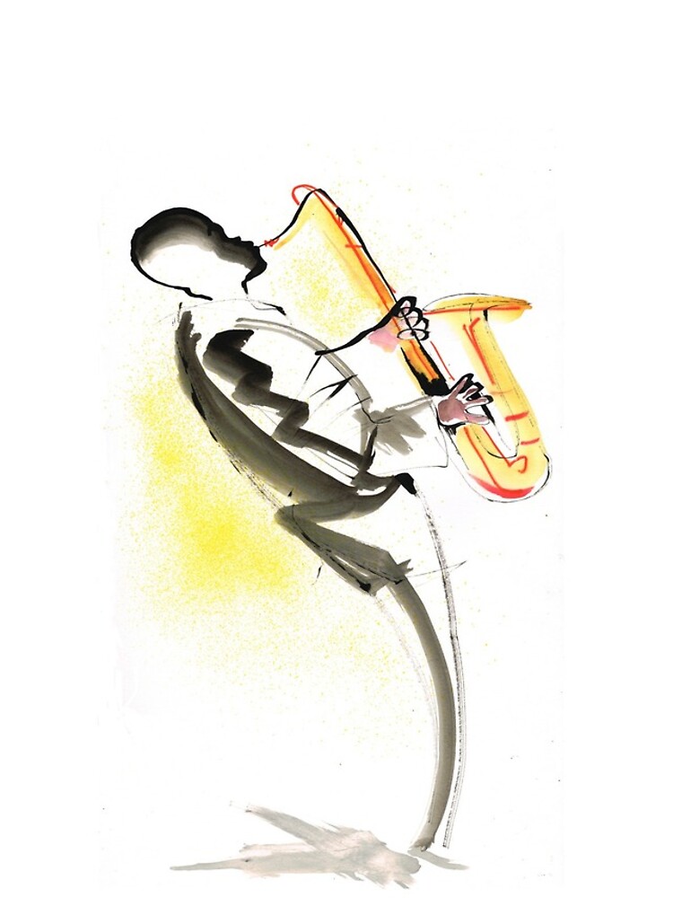 Jazz Saxophone Musician by CatarinaGarcia