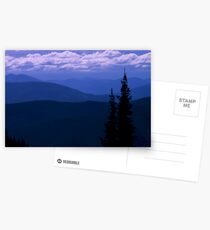 Mountains At Dusk Postcards